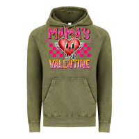 Vintage Olive Mamas Valentine Vintage Hoodie - CowhideDigitalArt