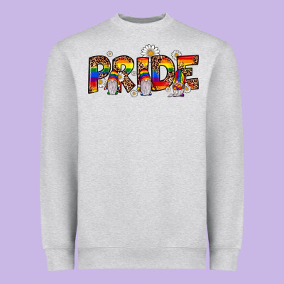 Pride Gnome Heavyweight Sweatshirt Designed By Jahusdesignshop
