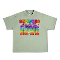 Oil Green Everyone Deserves Love Pride Lgbtq Urban Heavy Tee - BundleAndBundleShop