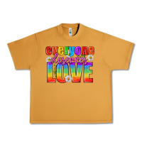 Peanut Butter Everyone Deserves Love Pride Lgbtq Urban Heavy Tee - BundleAndBundleShop