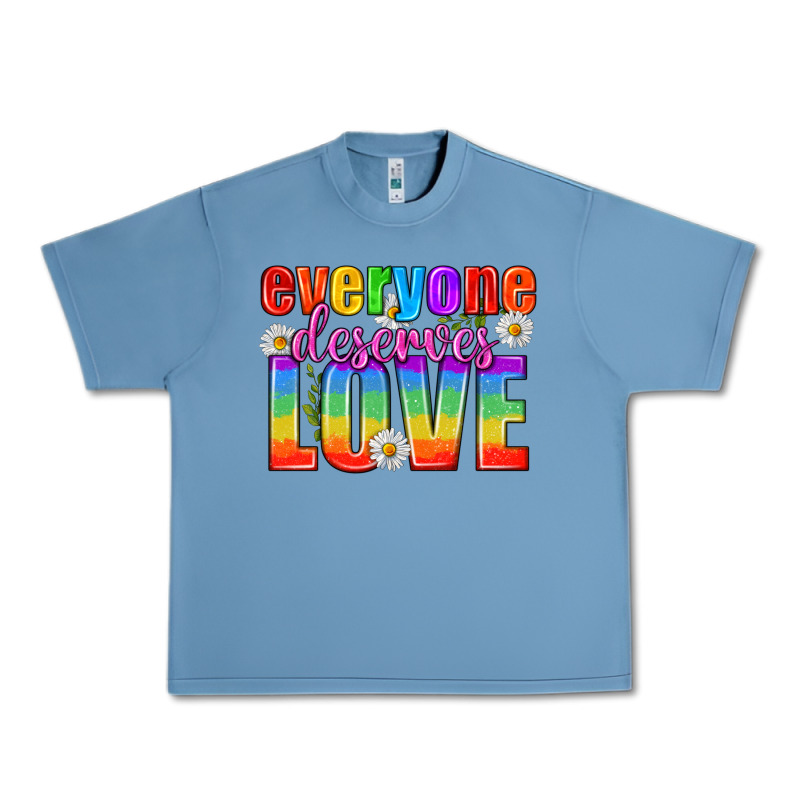 Everyone Deserves Love Pride Lgbtq Urban Heavy Tee by BundleAndBundleShop | Teevron