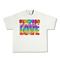 Pistachio Everyone Deserves Love Pride Lgbtq Urban Heavy Tee - BundleAndBundleShop