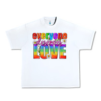 White Everyone Deserves Love Pride Lgbtq Urban Heavy Tee - BundleAndBundleShop