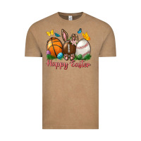 Vintage Coffee Happy Easter Sports With Butterfly Vintage Tee - BundleAndBundleShop