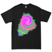 Black tie dye patch Premium Tee - RanaPortraitStore