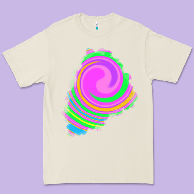 Tie Dye Patch Premium Tee Designed By Ranaportraitstore