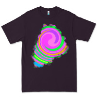 Plum tie dye patch Premium Tee - RanaPortraitStore