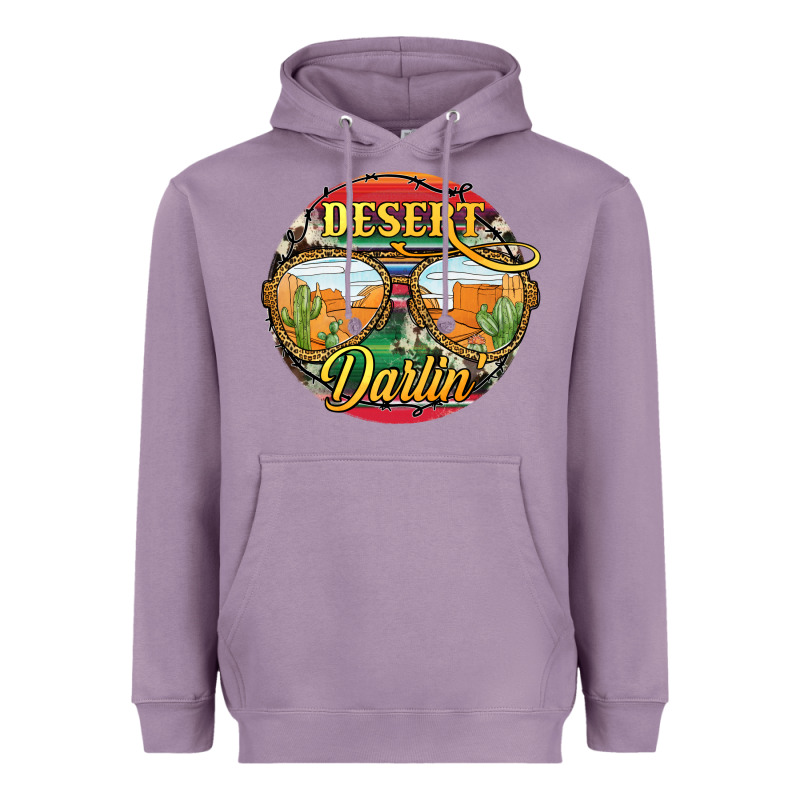 Desert Darlin' Sunglassess Heavyweight Hoodie by JahusDesignShop | Teevron