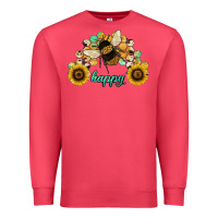 Cardinal bee happy honey comb Premium Sweatshirt - JahusDesignShop