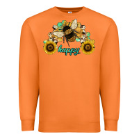 Carrot bee happy honey comb Premium Sweatshirt - JahusDesignShop