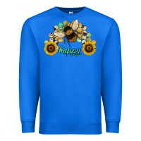 True Royal bee happy honey comb Premium Sweatshirt - JahusDesignShop