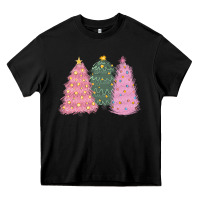 Black christmas trees Heavy Core Tee - CowGirlArtShop