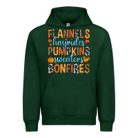 Forest Green Flannels hayrides Urban Hoodie - RanaPortraitStore