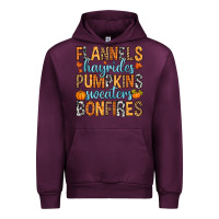 Mauve Wine Flannels hayrides Urban Hoodie - RanaPortraitStore