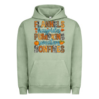 Pigment Oil Green Flannels hayrides Urban Hoodie - RanaPortraitStore