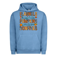 Pigment Pebble Blue Flannels hayrides Urban Hoodie - RanaPortraitStore