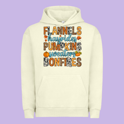Flannels Hayrides Urban Hoodie Designed By Ranaportraitstore