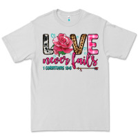 Dove Grey love never fails Premium Tee - OliviaCreatesArt