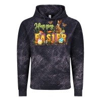 Cloud Black Happy Easter Vintage Hoodie - LillyAllenDesigns