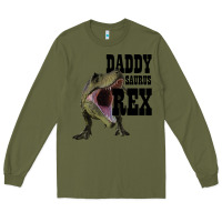 Army Green DADDY SAURUS REX Long Sleeve Tee - Bettercallsaul