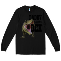 Black DADDY SAURUS REX Long Sleeve Tee - Bettercallsaul