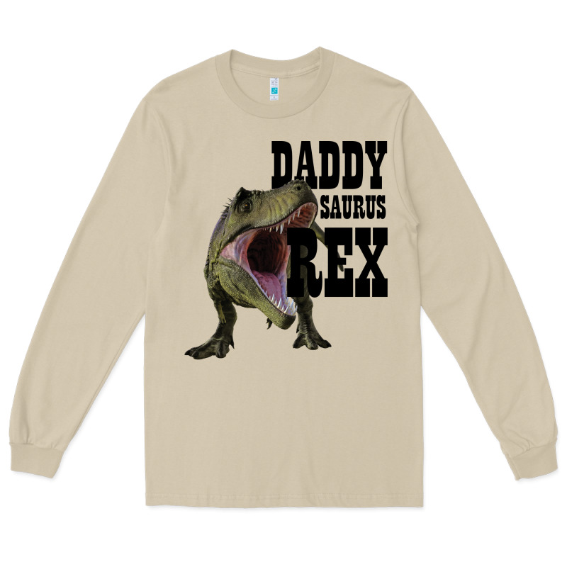 Daddy Saurus Rex Long Sleeve Tee by Bettercallsaul | Teevron