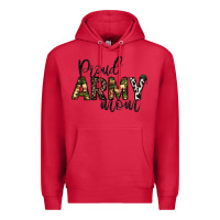 Cardinal proud Army mom Premium Hoodie - CowhideDigitalArt