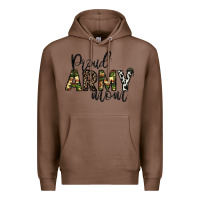 Chestnut proud Army mom Premium Hoodie - CowhideDigitalArt