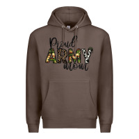 Coffee proud Army mom Premium Hoodie - CowhideDigitalArt