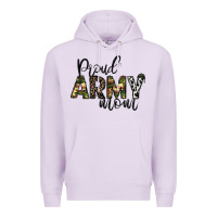 Lilac proud Army mom Premium Hoodie - CowhideDigitalArt