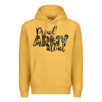 Mustard proud Army mom Premium Hoodie - CowhideDigitalArt