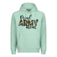 Seafoam proud Army mom Premium Hoodie - CowhideDigitalArt