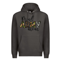 Smoke proud Army mom Premium Hoodie - CowhideDigitalArt
