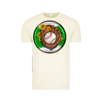 Vintage Arctic baseball with sunflower round earrings Vintage Tee - BundleAndBundleShop