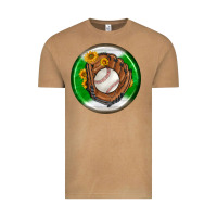 Vintage Camel baseball with sunflower round earrings Vintage Tee - BundleAndBundleShop