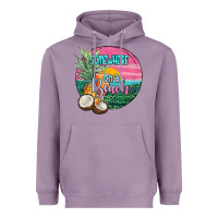 Lavender somewhere on a beach Heavyweight Hoodie - JahusDesignShop