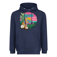Navy somewhere on a beach Heavyweight Hoodie - JahusDesignShop