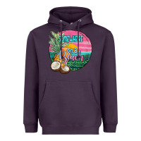 Plum somewhere on a beach Heavyweight Hoodie - JahusDesignShop