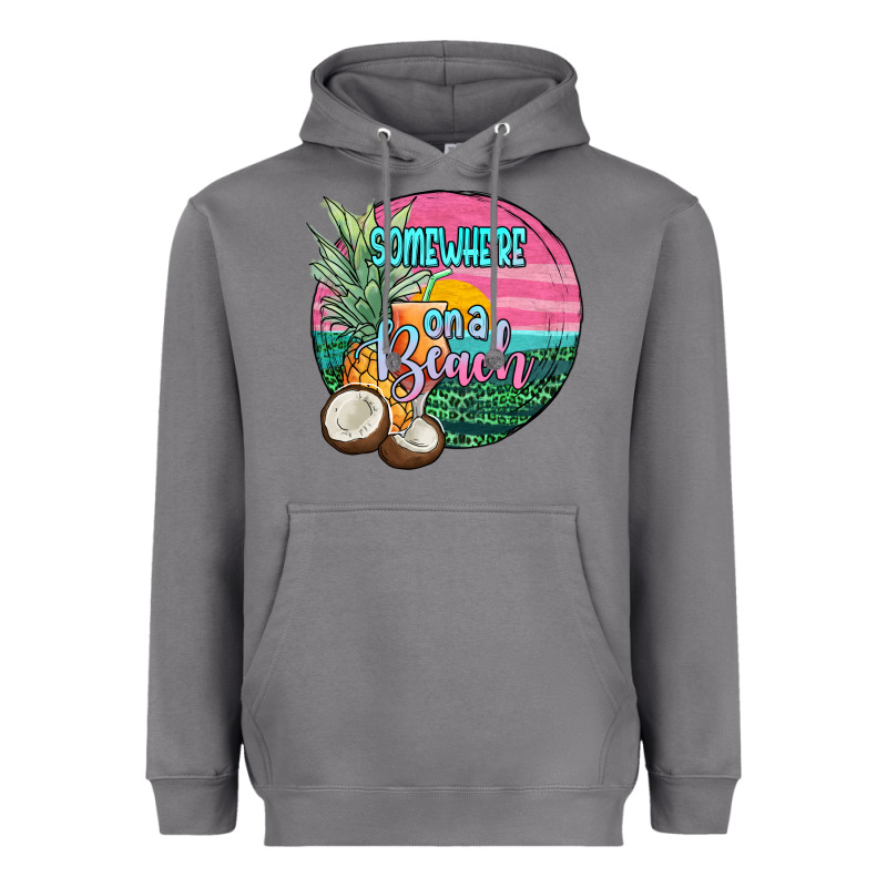 Somewhere On A Beach Heavyweight Hoodie by JahusDesignShop | Teevron