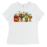White Mexico Coffee Cups With Cactus Sombrero And Maraca Ladies Tee - FaDigitalArtStudio