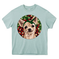 Arona Christmas Chihuahua With Buffalo Plaid Heavy Core Tee - RanaPortraitStore