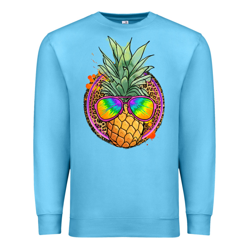 Pineapple And Glasses Premium Sweatshirt by JahusDesignShop | Teevron