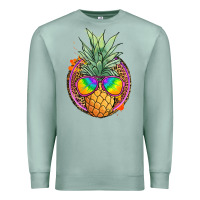 Seafoam pineapple and glasses Premium Sweatshirt - JahusDesignShop