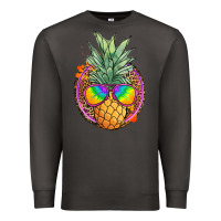 Smoke pineapple and glasses Premium Sweatshirt - JahusDesignShop