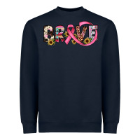 Navy brave cancer awareness ribbon Heavyweight Sweatshirt - JahusDesignShop