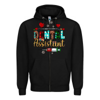 Black Christmas dental assistant Zipper Hoodie - JahusDesignShop