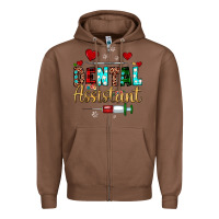 Chestnut Christmas dental assistant Zipper Hoodie - JahusDesignShop