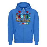 True Royal Christmas dental assistant Zipper Hoodie - JahusDesignShop
