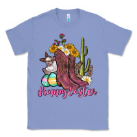 Colony Blue Happy Easter western Easter Day Classic Tee - CowGirlArtShop