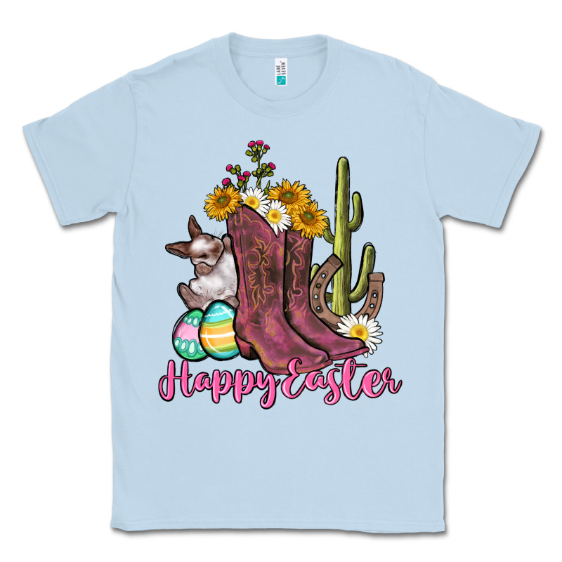 Happy Easter Western Easter Day Classic Tee by CowGirlArtShop | Teevron